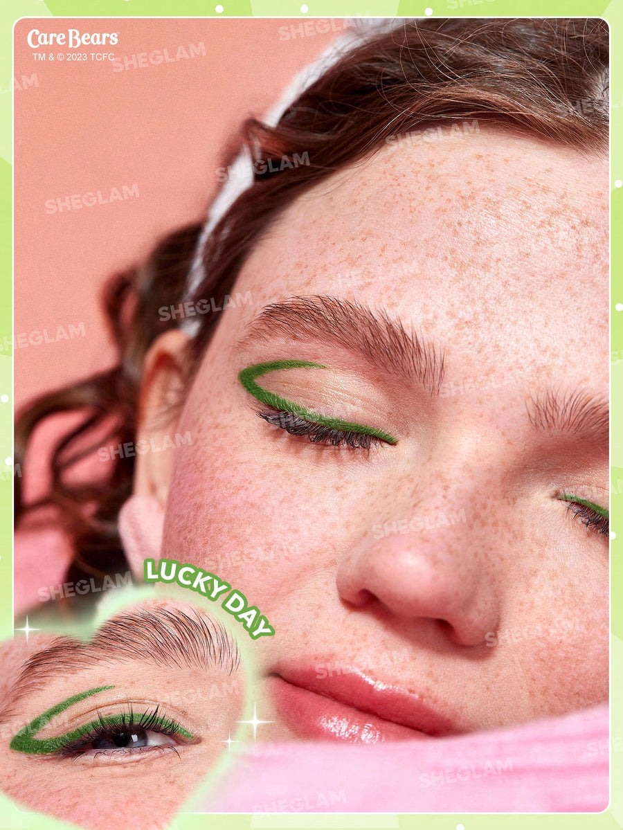 SHEGLAM CARE BEARS SWEET WISHES COLORED EYELINER - LUCKY DAY - GREEN