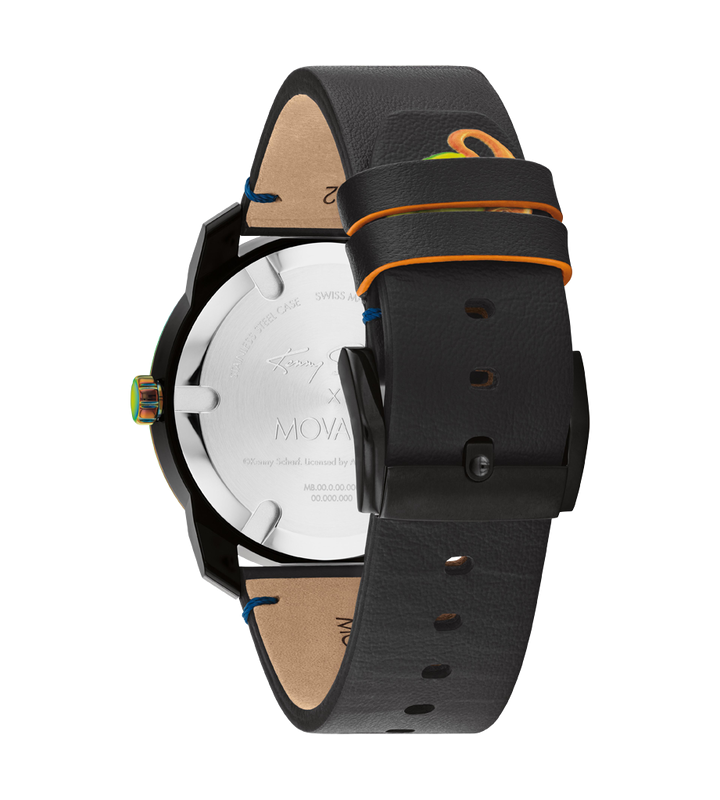 KENNY SCHARF X MOVADO - BLACK WITH INDEX