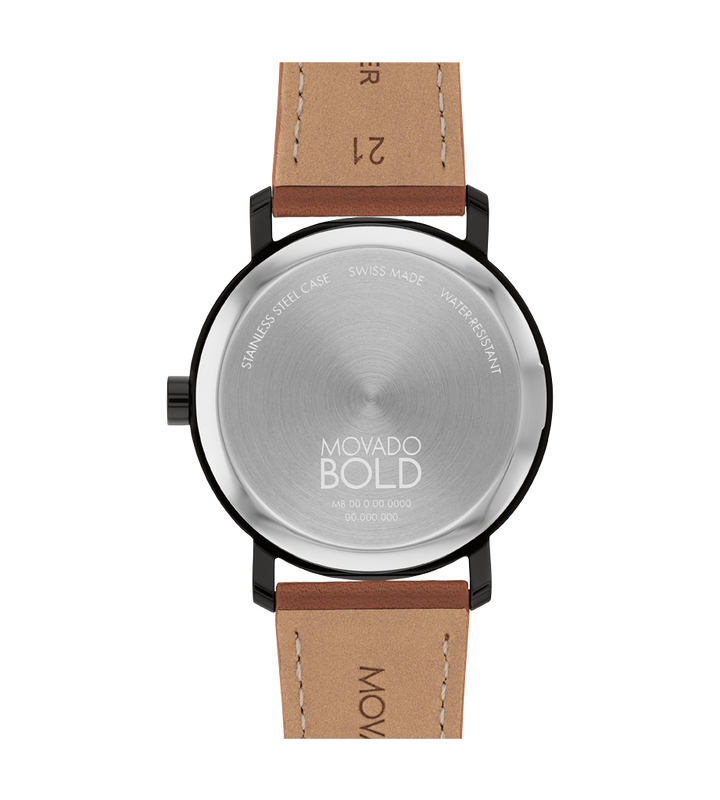 MOVADO BOLD EVOLUTION 2.0 - BLACK MUSEUM WITH FLAT DOT