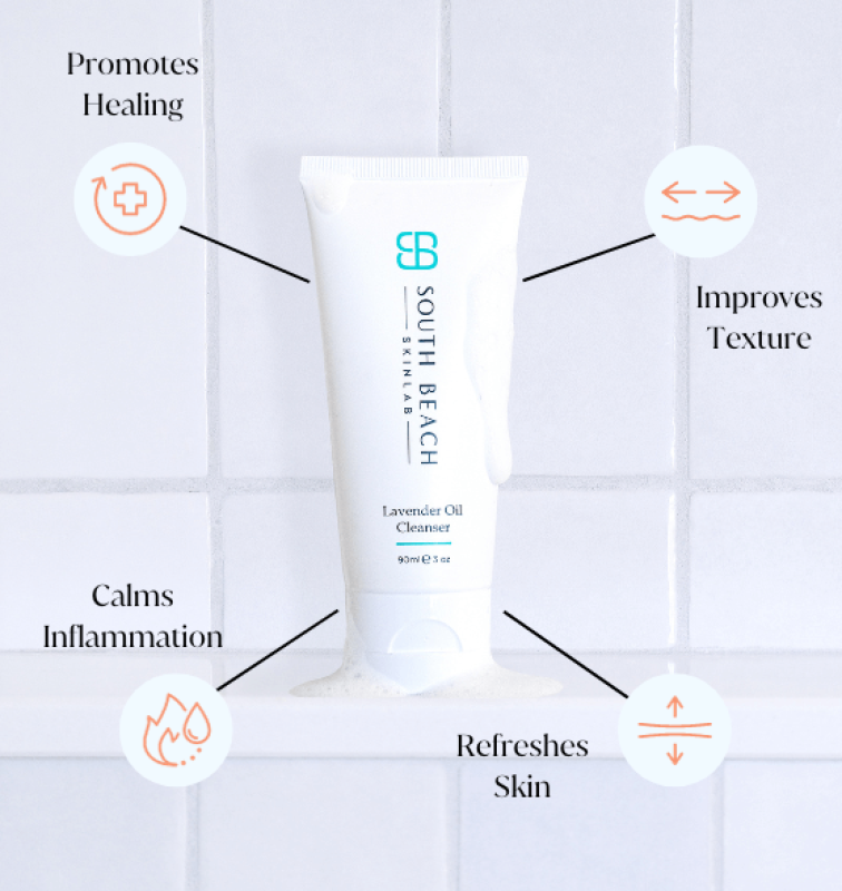 SOUTH BEACH SKIN LAB LAVENDER OIL CLEANSER - 90 ML