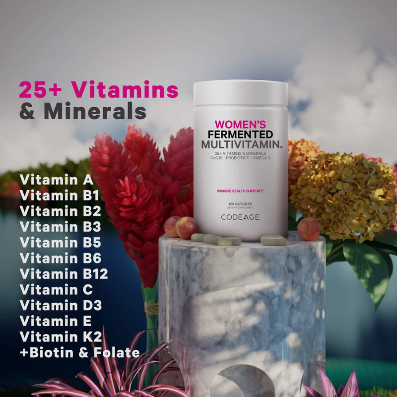 CODEAGE WOMEN'S DAILY FERMENTED MULTIVITAMIN - 120 KAPSUL