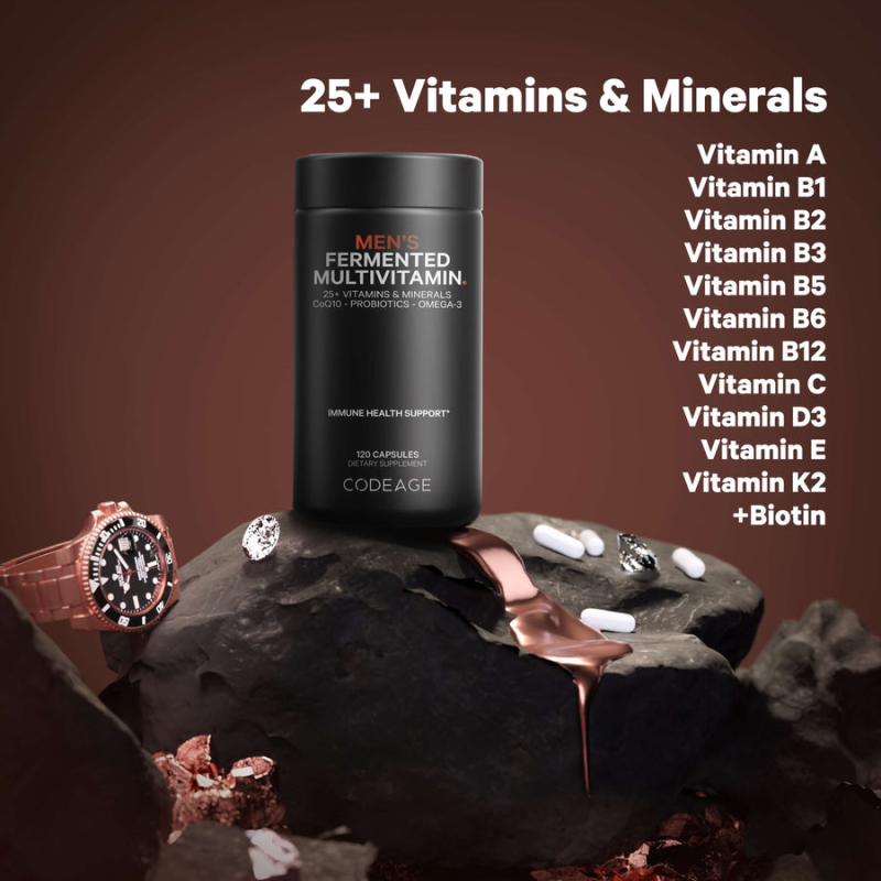 CODEAGE MEN'S FERMENTED MULTIVITAMIN - 120 KAPSUL