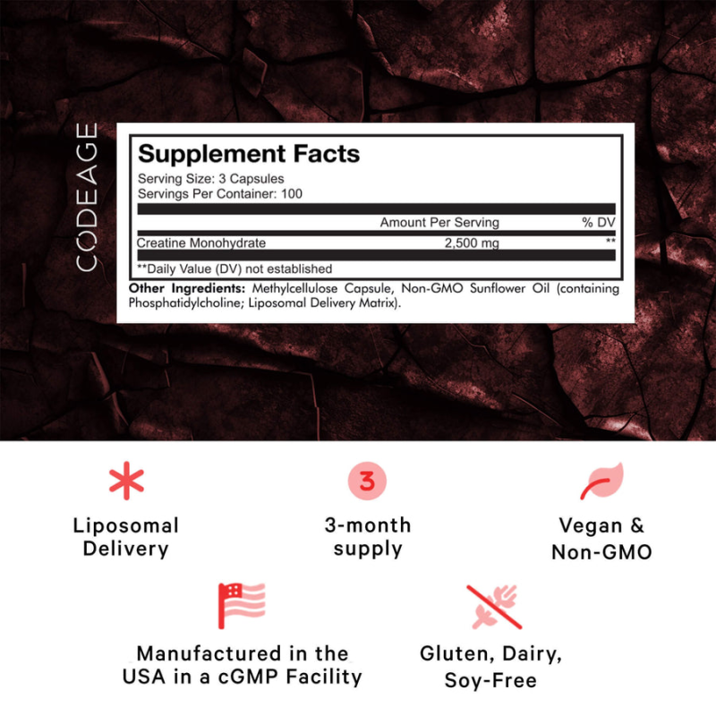 CODEAGE LIPOSOMAL CREATINE - 300 KAPSUL