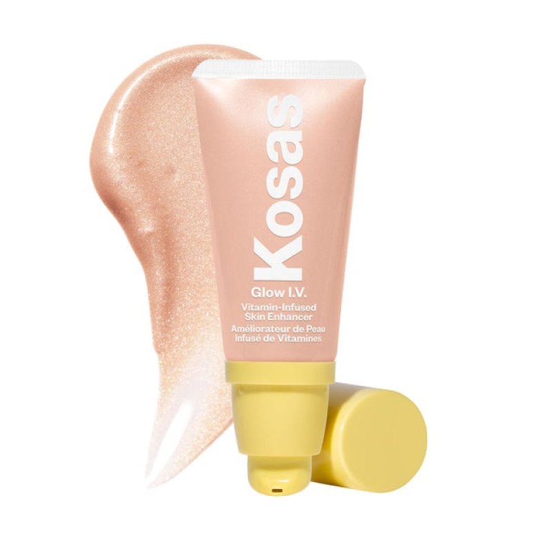 KOSAS GLOW I.V. VITAMIN-INFUSED SKIN ILLUMINATING ENHANCER - SPARK LIGHT CHAMPAGNE