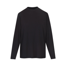 SKIMS BOYFRIEND LONG SLEEVE T-SHIRT - ONYX