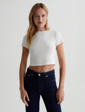 AG JEANS EMRATA X AG EMILY CREW - EX WHITE