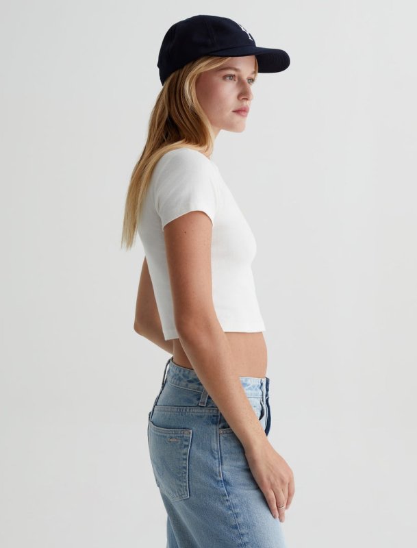 AG JEANS EMRATA X AG EMILY CREW - EX WHITE