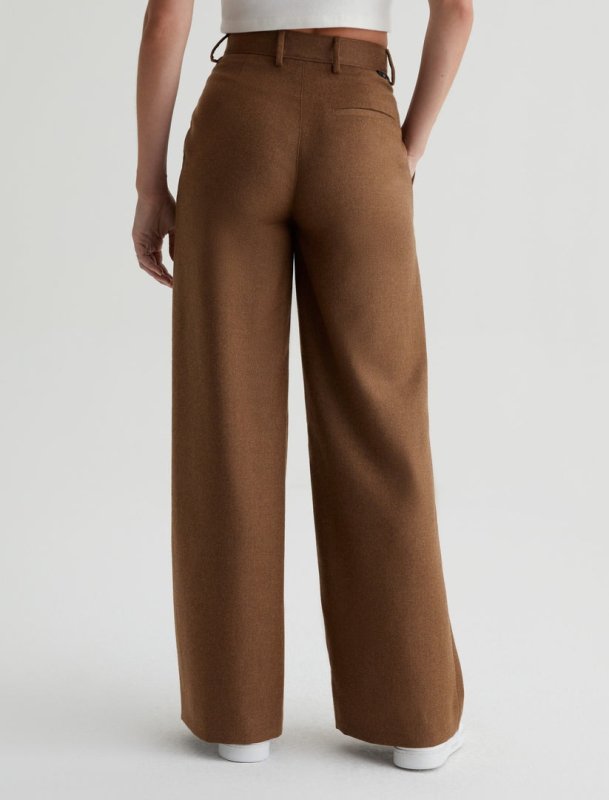 AG JEANS EMRATA X AG ULTRA HIGH RISE STRAIGHT LEG - UMBER