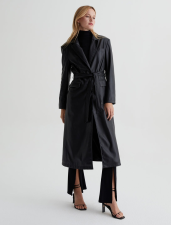 AG JEANS EMRATA X AG VALENTINA COAT - TRUE BLACK