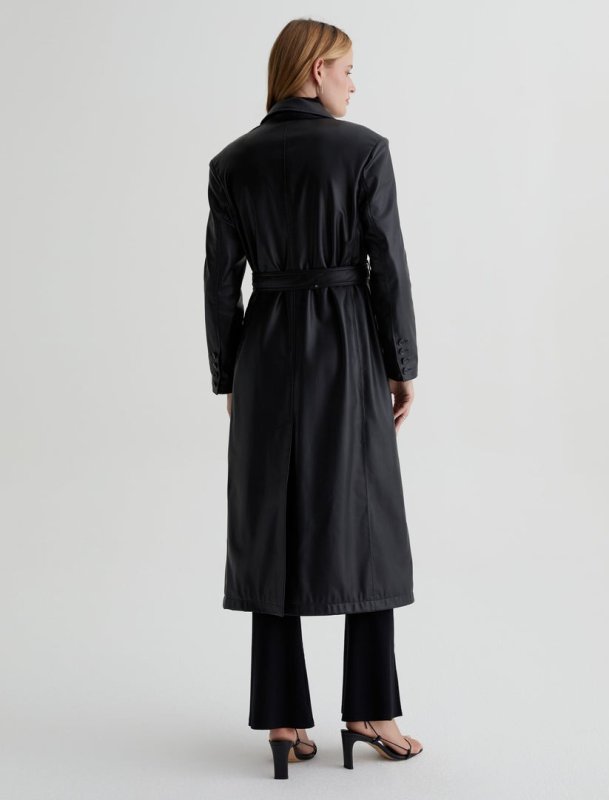 AG JEANS EMRATA X AG VALENTINA COAT - TRUE BLACK