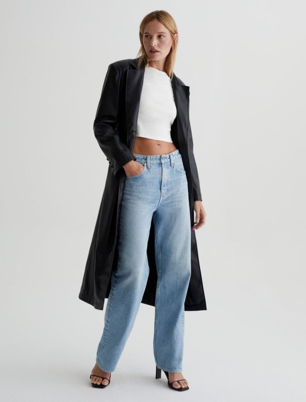 AG JEANS EMRATA X AG VALENTINA COAT - TRUE BLACK