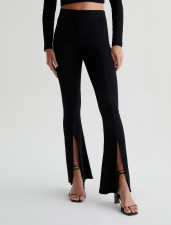 AG JEANS EMRATA X AG HIGH RISE FLARE - TRUE BLACK