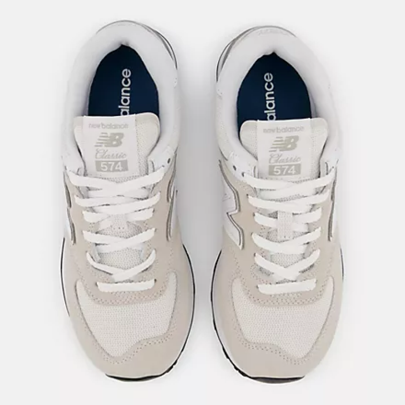 NEW BALANCE WOMEN'S 574 CORE - NIMBUS CLOUD WITH WHITE