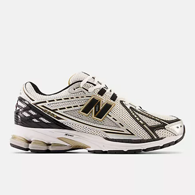NEW BALANCE UNISEX 1906R - METALLIC SILVER WITH METALLIC GOLD