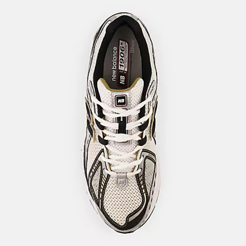 NEW BALANCE UNISEX 1906R - METALLIC SILVER WITH METALLIC GOLD