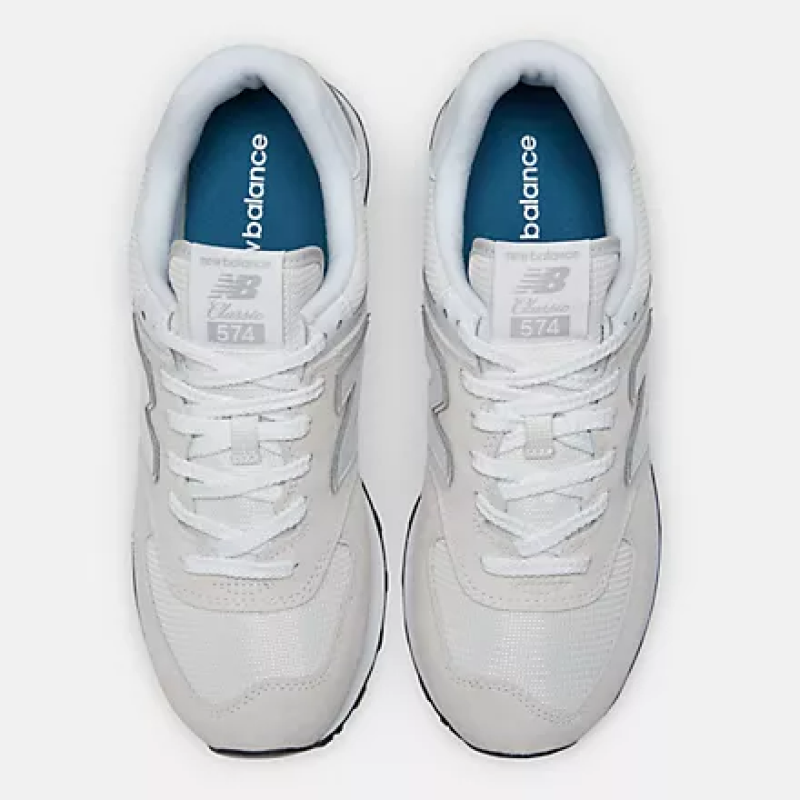 NEW BALANCE MEN'S 574 CORE - NIMBUS CLOUD WITH WHITE