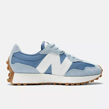 NEW BALANCE UNISEX 327 - LIGHT ARCTIC GREY WITH MERCURY BLUE