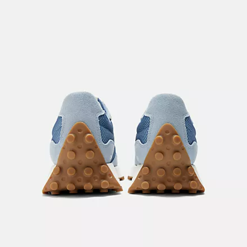 NEW BALANCE UNISEX 327 - LIGHT ARCTIC GREY WITH MERCURY BLUE