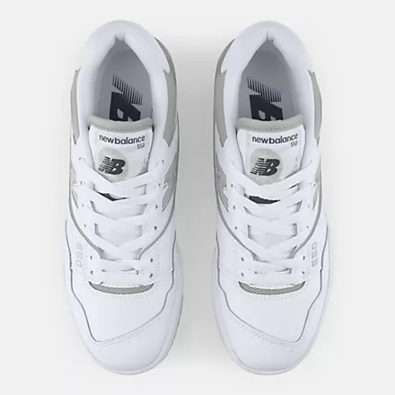 NEW BALANCE WOMEN'S 550 - WHITE WITH RAINCLOUD