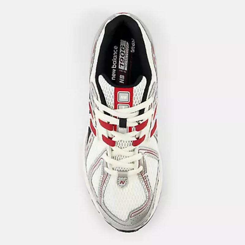NEW BALANCE MEN'S 1906R - SILVER METALLIC WITH CLASSIC CRIMSON AND SEA SALT