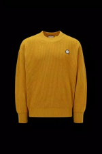 MONCLER WOOL SWEATER - YELLOW
