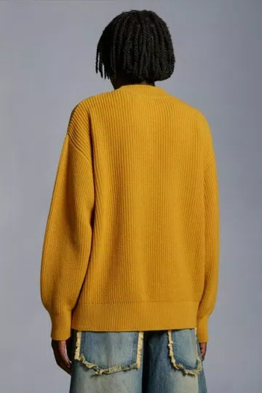 MONCLER WOOL SWEATER - YELLOW