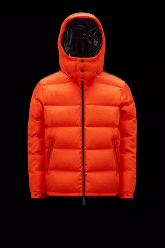 MONCLER X ADIDAS ORIGINALS ALPBACH SHORT DOWN JACKET - ORANGE