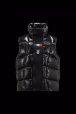 MONCLER X ADIDAS ORIGINALS BOZON DOWN VEST - BLACK