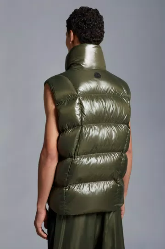 MONCLER X ADIDAS ORIGINALS BOZON DOWN VEST - DARK GREEN