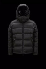 MONCLER X ADIDAS ORIGINALS ALPBACH SHORT DOWN JACKET - BLACK