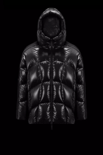 MONCLER X ADIDAS ORIGINALS BAISER SHORT DOWN JACKET - BLACK