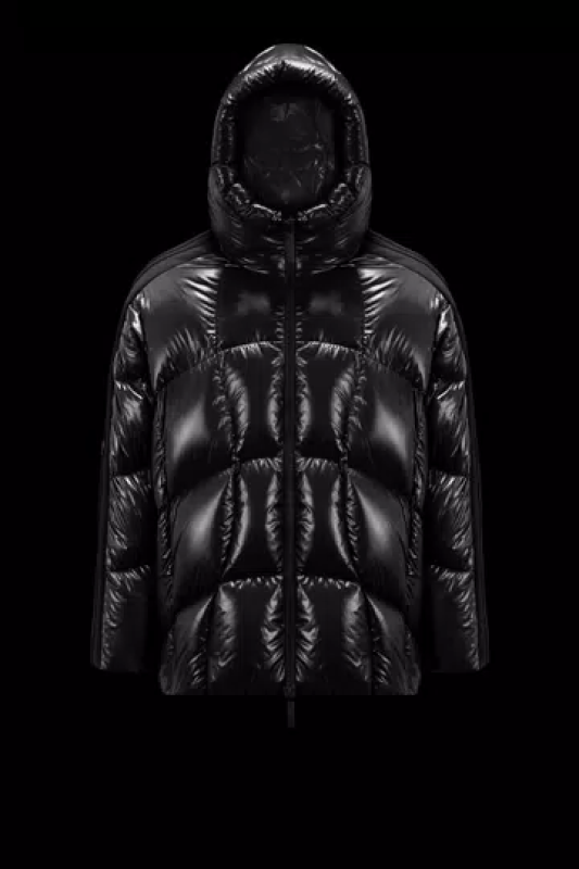 MONCLER X ADIDAS ORIGINALS BAISER SHORT DOWN JACKET - BLACK