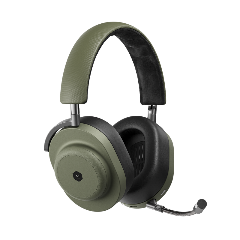 MASTER & DYNAMIC MG20 WIRELESS GAMING HEADPHONES - MOSS GREEN