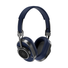MASTER & DYNAMIC MH40 WIRELESS WIRELESS OVER-EAR HEADPHONES - GUNMETAL / NAVY LEATHER
