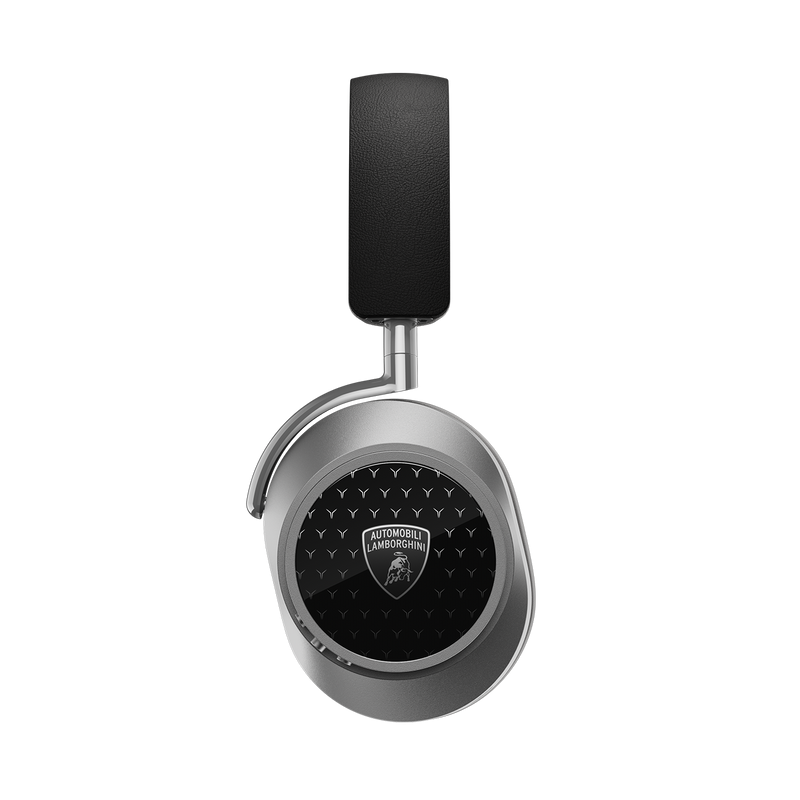 MASTER & DYNAMIC MW75 AUTOMOBILI LAMBORGHINI  WIRELESS HEADPHONES - SILVER/BLACK AND WHITE