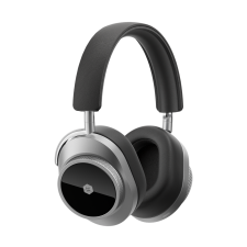 MASTER & DYNAMIC MW75 WIRELESS HEADPHONES - SILVER METAL / BLACK LEATHER