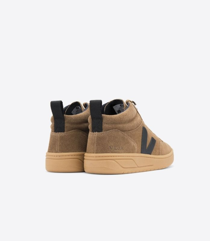 VEJA RORAIMA SUEDE BROWN BLACK NATURAL SOLE