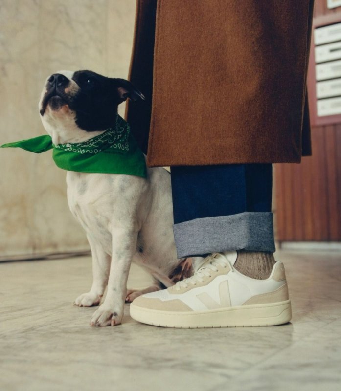 VEJA V-90 LEATHER WHITE PIERR