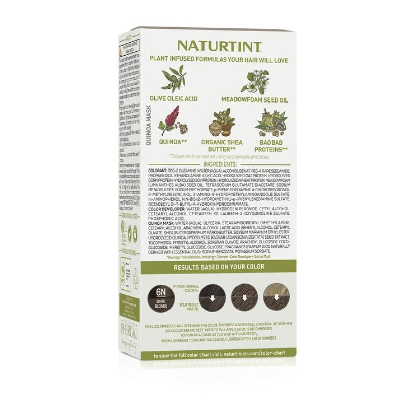 NATURTINT PERMANENT HAIR COLOR 6N DARK BLONDE