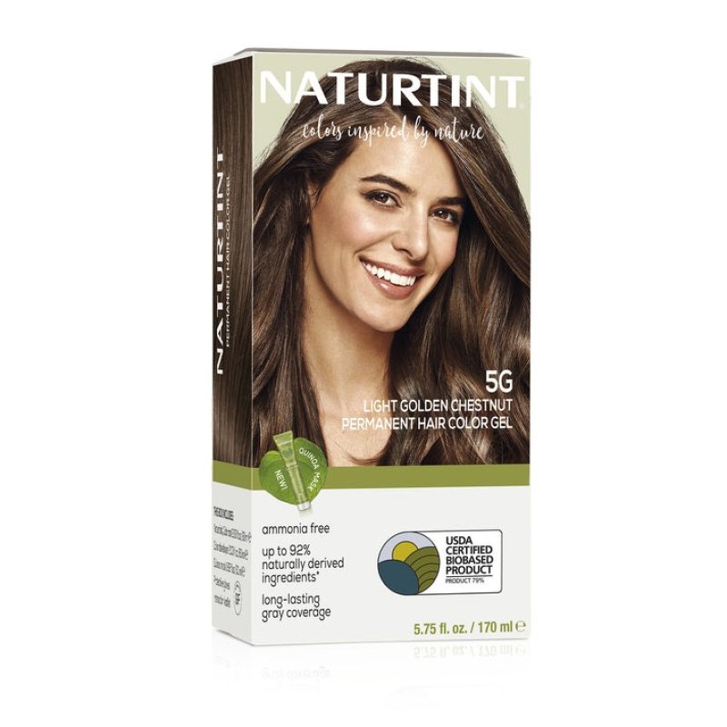 NATURTINT PERMANENT HAIR COLOR 5G LIGHT GOLDEN CHESTNUT