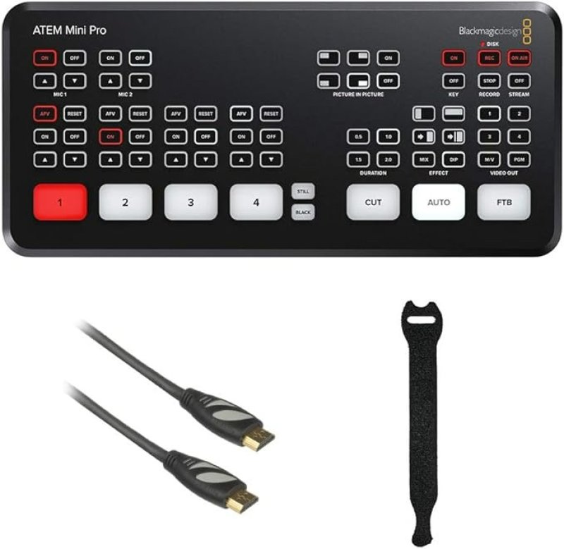 BLACKMAGIC DESIGN ATEM MINI PRO HDMI LIVE STREAM SWITCHER