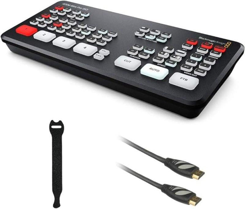 BLACKMAGIC DESIGN ATEM MINI PRO ISO HDMI LIVESTREAM SWITCHER
