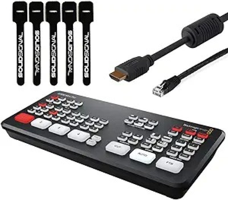 BLACKMAGIC DESIGN ATEM MINI PRO HDMI LIVE STREAM SWITCHER BUNDLE