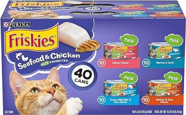 PURINA FRISKIES WET CAT FOOD PATE - 5.5 OZ - 40 ADET