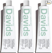 DAVIDS NANO HYDROXYAPAITE NATURAL TOOTHPASTE - 5.25 OZ - 3 ADET