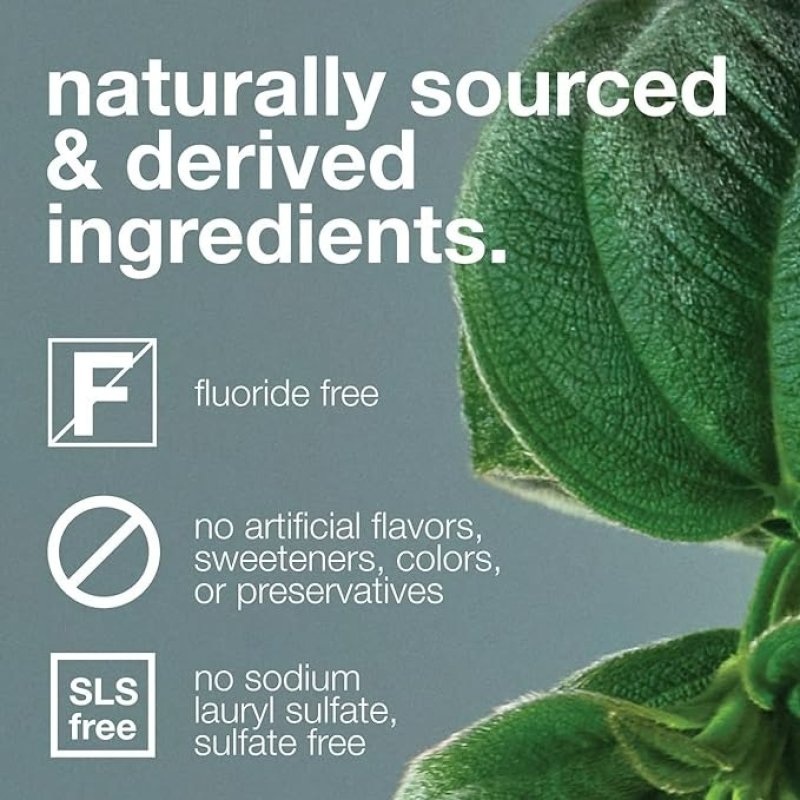 DAVIDS FLUORIDE FREE KIDS & ADULTS TOOTHPASTE - NATURAL STRAWBERRY WATERMELON - 5.25 OZ