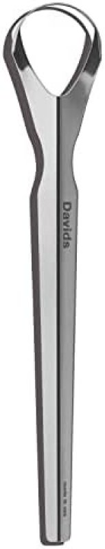 DAVIDS 100% MEDICAL GRADE STAINLESS STEEL PROFESSIONAL TONGUE SCRAPER