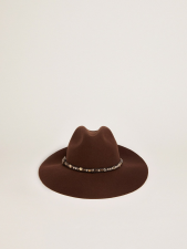 GOLDEN GOOSE COFFEE BROWN HAT