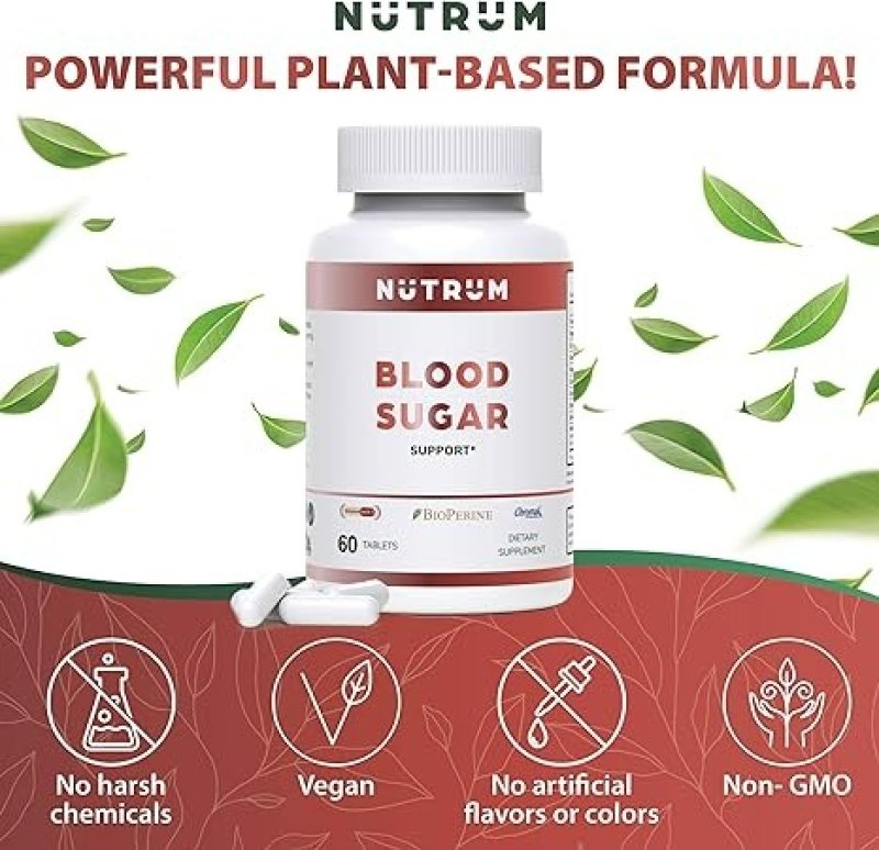 NUTRUM BLOOD SUGAR SUPPORT - 60 TABLET