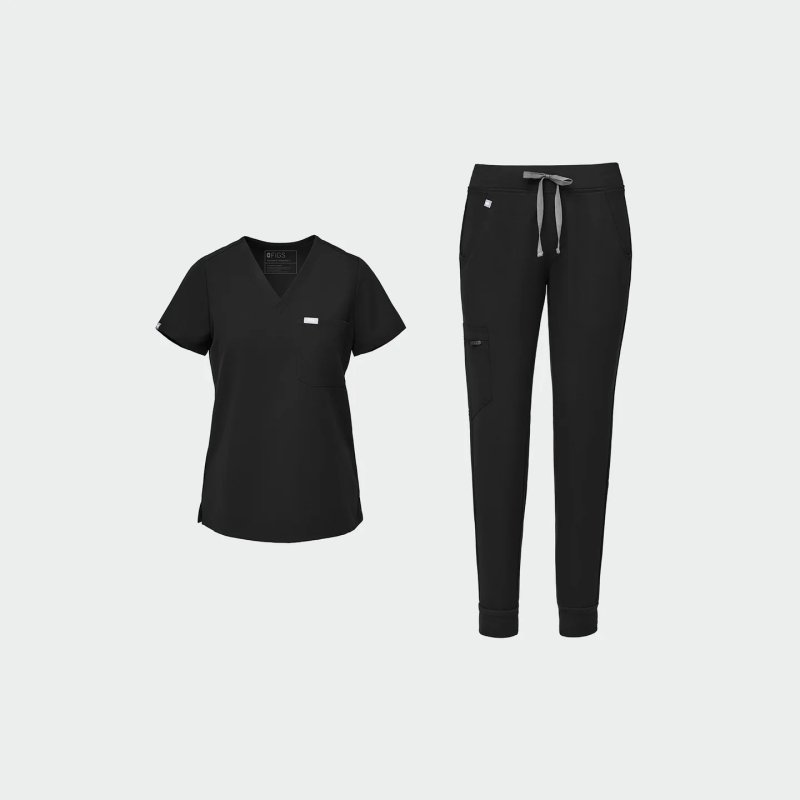 FIGS THE SET - BLACK